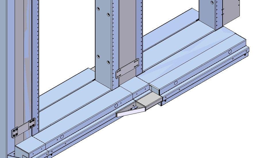 Network Spacer Box Extenders Spacer box extenders increase the footprint of a spacer box to match adjacent bays. Extenders are bolted to an existing spacer box in place of the removable guard rail.