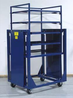 Deck automatically lowers as parts are added and rises as parts are removed. Materials (parts) kept at the correct ergonomic window of work height. Vertical travel of 26.