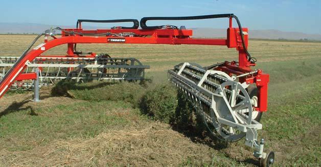 4.2 MACHINE COMPONENTS Twinstar Basket Rakes consist of 2 hydraulically powered turning