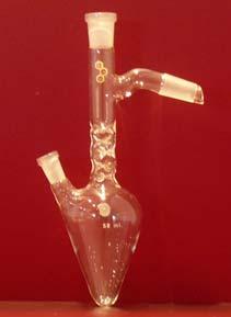 Stopcock key CATALOGUE # ZGA020012 vigreux flasks Distillation apparatus assemblies Pear shape flask Fractionating column B14 ground neck