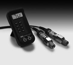 Parker Diagnostic Products Serviceman The Serviceman has 2 inputs for sensors. This enables a differential pressure measurement by pressing only one key.