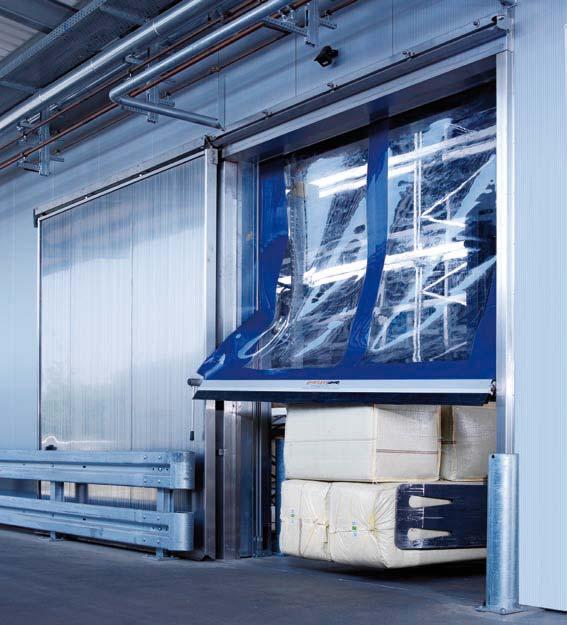 EFA-SRT with crash protection EFA-EAS On request we can provide your high-speed roll-up door with the EFA-EAS crash protection.