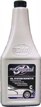 FULL THROTTLE OIL SYSTEM BOOSTER Lubricating oil-based crankcase conditioning and cleaning, safe and effective with no harsh solvents or kerosene A concentrated lubricating oil-based detergent