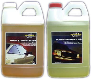 FULL THROTTLE POWER STEERING FLUSH KIT Flush high repair costs before they occur The problem Power steering systems subject power steering fluids to high temperatures and pressures, causing