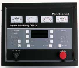 For demanding applications, PowerCommand 3100 and 3201 controls parallel with other generator sets or with the utility service.