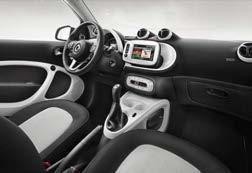 fabric on the dashboard and door centre panel harmonise with