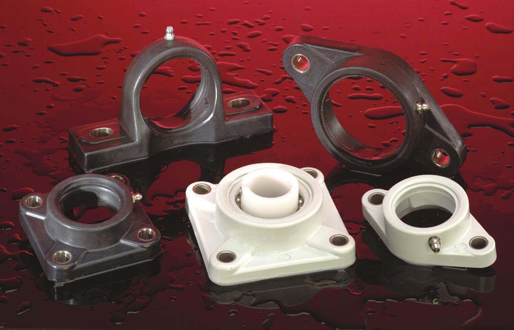 BEARING HOUSINGS HOUSINGS Jilson Bearing Housings made of high-grade solid PBT thermoplastic polyester are the durable, corrosion-resistant replacement for conventional metal housings.