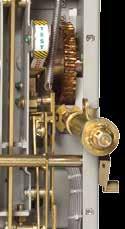 2) Closed Door Racking Mechanism Figure 7 a c Closed Door Racking Mechanism & Interlock b d e The closed door racking mechanism consists of a racking shaft (Figure 7, d) with racking crank arms