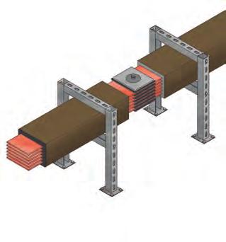 It is also the main method used to install distribution busbar in building risers as it ensures tap off units can be connected easily.