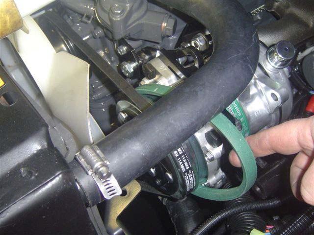 9) Install the alternator and adjustment arms (BT5-0106-A with items #16