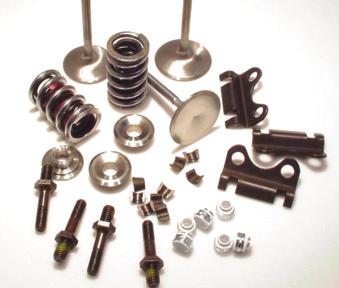 VALVE TRAIN KITS All components are carefully selected & matched for every kit combination. Valves are one piece stainless with HD chrome plating not flash plating.