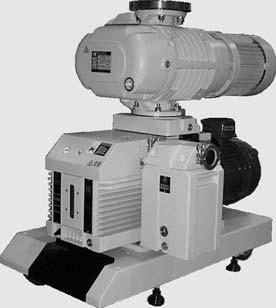 Pump Systems (Only available for purchase in North and South America) RBS - B/BCS Roots Pump Systems with Two-Stage TRIVAC Backing Pumps RBS - B/BCS Roots pumping system, shown with optional AF