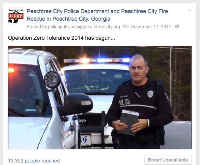Impaired Driving: Public Information & Education Peachtree City PD
