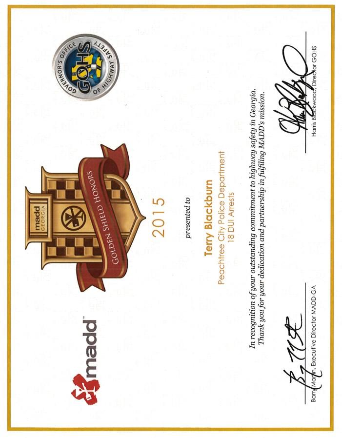 awards programs from MADD. Cpl.