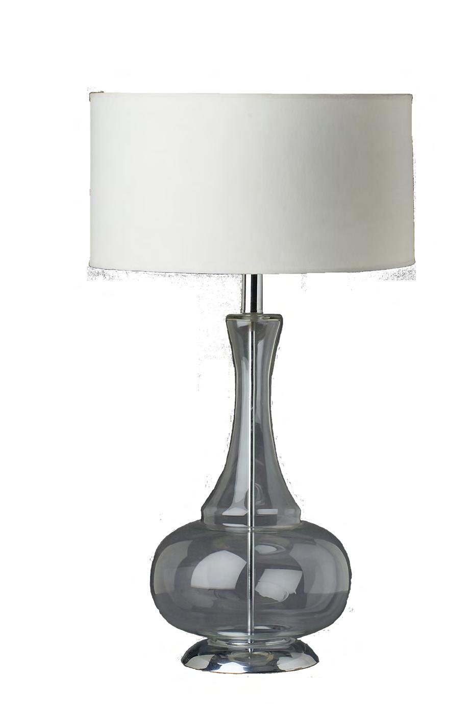 The Perfect Pair of contemporary Bedside Lamps TL1130 Table light shown in chome (no other