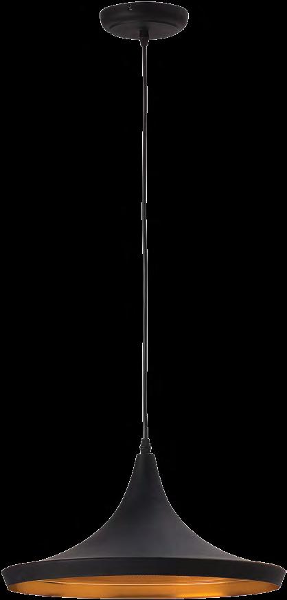Contemporary Star Hanging Suspension soldered pipe, available in Black Bronze only.