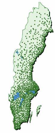 Infrastructure for E85 in Sweden End of 2004 140 E85 Filling Stations End of 2005 300 E85 Filling Stations End of 2006 500