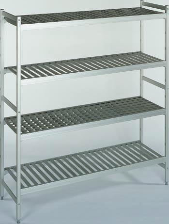The facility of combining each of the three shelf depths together along with the choice of ten bay lengths is the solution to any storage problem.