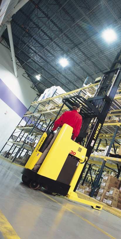 Travel. Lift. Reach. The Hyster Narrow-Aisle series blends these tasks into a symphony of movement that improves your bottom-line.