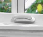 Handle: Provides a clean look and avoids interference with window decorating treatments Frame Configurations