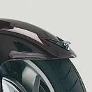 chrome-plated injection-moulded ABS plastic is contoured to stylishly accentuate the underside of the