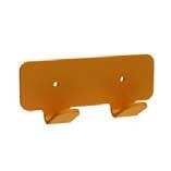 13 Jr. 402 big double hook 361 Material: epoxy coated or anodized aluminium. Size: width 100, depth 65 and height 220 mm.