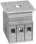 16A 100A Bussmann Non-Fusible Disconnect Switches Door Mounted For a complete assembly, please order one of each: 1 switch 1 handle Fusible Non-Fused Enclosed Fused Enclosed Non-Fused O OFF CDNF16
