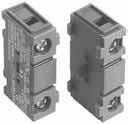 Accessories Bussmann for Enclosed Non-Fusible Disconnect Switches Auxiliary contacts Contact Installation configuration suffix CDAUX 16A 100A 1 N.O. CDAUX10 add 10 suffix 1 N.C. CDAUX01 add 01 suffix 125A 1 N.