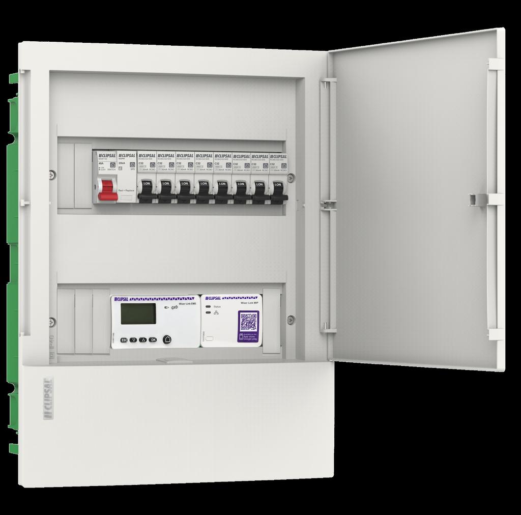Launch of 24 pole & pole Resi MAX enclosures Clipsal is complementing its existing Resi MAX switchboard range by introducing two new model sizes; 24 and poles capacity.
