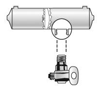 Air tank Manual drain valve Figure 5.1 Alcohol Evaporator Some air brake systems have an alcohol evaporator to put alcohol into the air system.