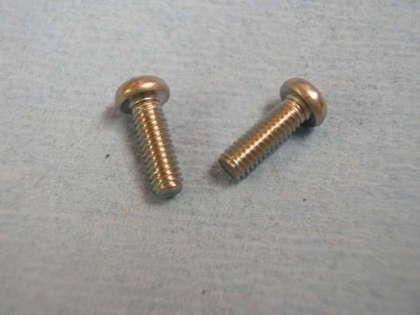 Retaining screws for the lock housing.