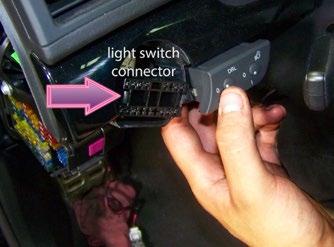 Step 2 - emove the DL switch.