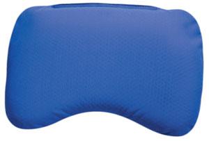 Conforms comfortably to your head and neck with bolsters on one side for more support. Hand washable. 3 thick 1+ lb.