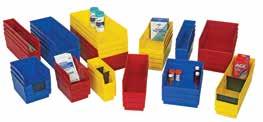 BINS STORE-MORE 6" SHELF BINS STORE-MORE 6" Shelf Bins Maximize your storage space with durable, high density polypropylene bins. STORE-MORE 6"H Shelf Bins are the industry standard for quality.