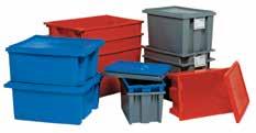 BINS GENUINE STACK AND NEST TOTES Genuine stack and nest totes These heavy-duty, tough, and dependable stack and nest totes are the ultimate reusable container for storing and transporting your