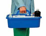 This portable, hand-held caddy provides a comfortable grip handle even when carrying heavy loads. Deep compartments make transporting supplies easy. Easy to clean.