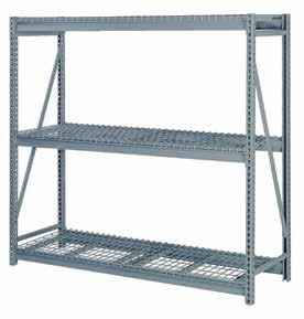 BULK STORAGE RACKS FACILITY STORAGE Bulk Storage Racks Designed for the hand-loading of intermediate weight bulky items, this versatile rack system can be used in hundreds of storage applications.