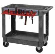 Also available, Flat Top Shelf cart with a 2 or 3 shelf combination. All carts available in Gray. OUTSIDE DIMENSIONS INSIDE SHELF NO. OF SHIP MODEL NO.