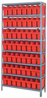 or corrode Heavy-duty, high grade shelving offers a 400 lb.