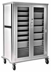 MEDICAL SUPPLY CARTS CARTS MDRQSMCSCH Chart Holder (Sold separately) Roll Top Tambour Door Also available for all carts MDRQSMCSWB Waste Basket (Sold separately) MDRQSMCA60G15