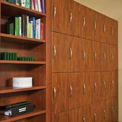 LAMINATE LOCKERS & INDUSTRIAL VERTICAL CAROUSEL DESIGN Laminate Lockers The modular concept is also used for