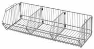 Post Wall Mount Cantilever with Baskets Complete Packages Modular Wire Baskets mount to standard post to utilize wall space efficiently. Baskets allow for high visibility and quick accessibility.