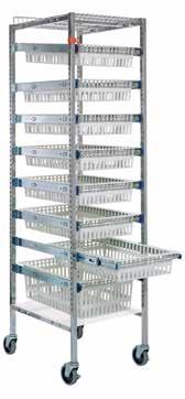 MDRQPSS2475WB Starter Unit with Wire Baskets 24"D x 19-1/2"W x 75"H 1-3" wire basket with 2 long & 2 short-dividers 6-5" wire basket with 1 long & 2 short-dividers 1-8" wire basket with 1 long &