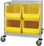 BIN TRANSPORT CARTS UTILITY CARTS Bin Transport Carts Modular in design, the Bin Transport Cart provides an integrated system to transfer items.
