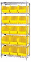Units on this page are also available on Steel Shelving See pg. 132 12" and 14" Units AVAILABLE on pg.