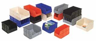 BINS STACKABLE SHELF BINS Stackable Shelf Bins Stackable Shelf Bins are an industry first and are ideal for medium size and large or heavy item storage.