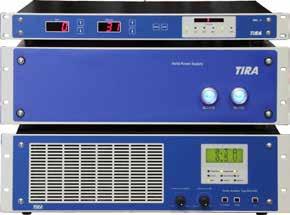 TIRA Vibration Test Systems Power Amplifiers up to 1200 VA TIRA offers a new series of analog amplifiers with a rated sinusoidal power output up to 1200 VA.