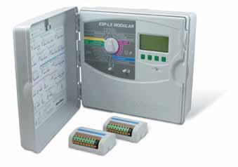 Controllers ESP-LX Modular Series ESP-LX Modular Series 8, 12, 16, 20, 24, 28, 32 Station Outdoor Controller for Commercial Use Flexible Ideal for the most straightforward installation or for more
