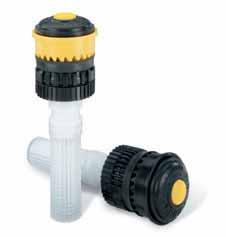Spray Nozzles Rotary Nozzles Spray Nozzles Rotary Nozzles 0.60 in/hr Precipitation Rate from 13 to 24 Feet Low precipitation rate of 0.60 in/hr (15.