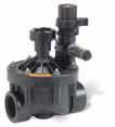 The visible Rain Bird PGA, PEB, PESB, PESB-R, GB-R, EFB-CP-R, BPE and BPES series valves Regulates and maintains constant outlet pressure between 15 and 100 psi (1.